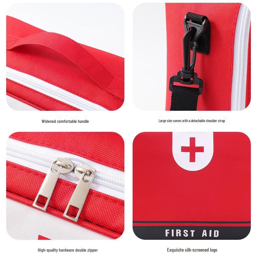 Portable Medical First Aid Bag for Home, Camping, and Car Emergencies