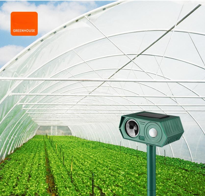 1Pc Solar Mouse Repellent, Ultrasonic High-power Bird Repellent, Orchard Farm Flash Outdoor Garden Snake Repellent
