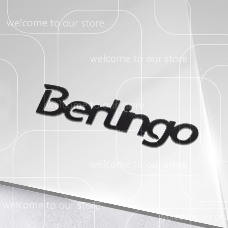 

3D For Citroen Berlingo Camper Caravans Van Car Sticker Zinc Alloy Emblem Body Accessories Styling Metal Rear Trunk Badge Decal