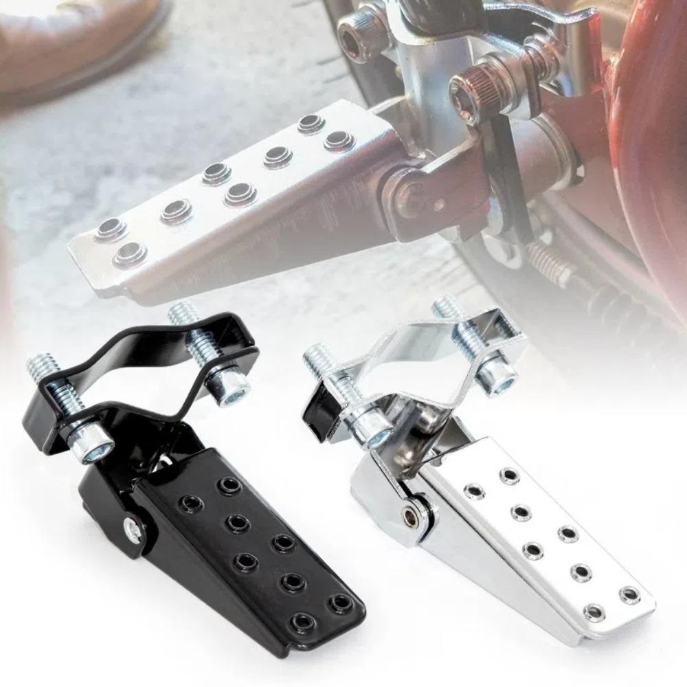 1 Pair Shock-absorbing Foldable Foot Pegs Modified Parts Foot Step Motorcycle