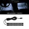 Luce Neon per Auto Luce per Piedi LED Decorazione Interna Retroilluminazione Accendisigari Lampada Atmosfera USB Accessori Veicolo