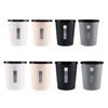 Garbage Bin with Pressure Ring No Lid Space-Saving Plastic Kitchen