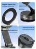 New Foldable Magnetic Car Phone Holder with Rotating Suction Cup