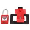 Breaker Lockout Device Strong Nylon Metal Impact Resistant Easy Operation Clamp On Breaker Lockout with Padlock