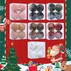 4Pcs Shatterproof Christmas Baubles Ball Hanging Ornament Christmas Tree Decoration For Wreath Mantels Winter Holiday