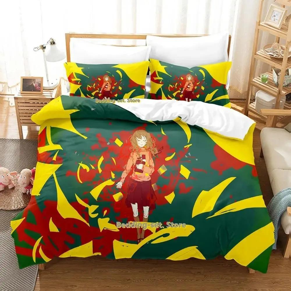 Nová ložní souprava Yume Nikki Jednolůžková Dvojlůžková Plná Queen King Size Ložní souprava pro dospělé Dětská ložnice Sady povlečení Anime parure de lit Postel