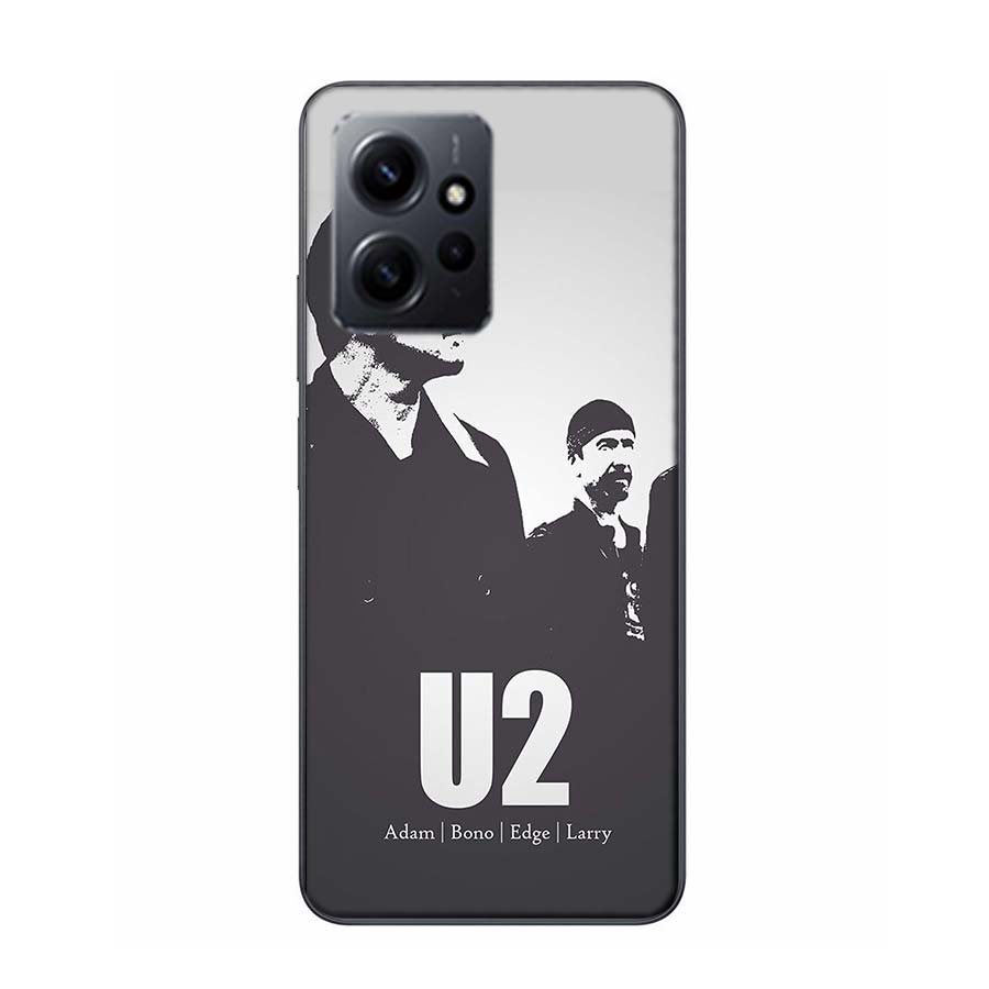 Band U2 Phone Case For Redmi 12 13C 12C 15C 9 10 10C Note 13 Pro Plus 14 15 Pro 9T 9C 9A TPU Soft Cover Clear Cell Cases Shockpr