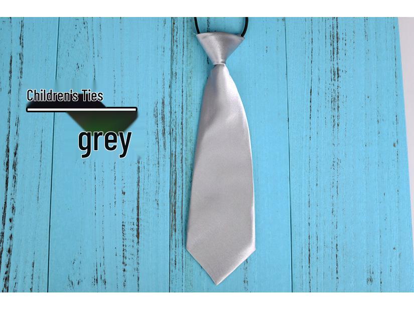 Barne slips uten stryk i svart for gutter og jenter - Skoleuniform og sceneklær