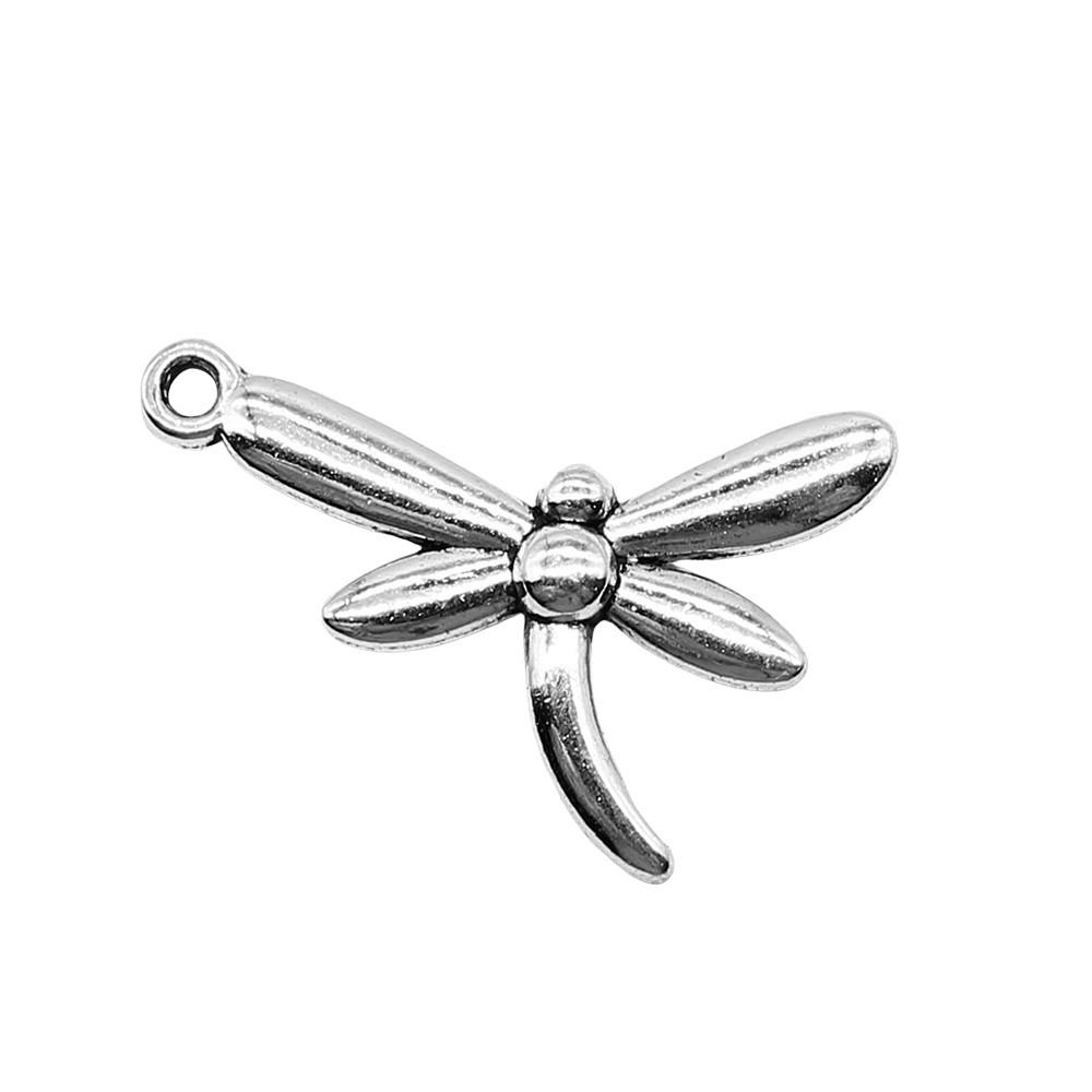 Dragonfly Charms Vintage Alloy Pendants For Insect Themed Handmade Jewelry Supplies