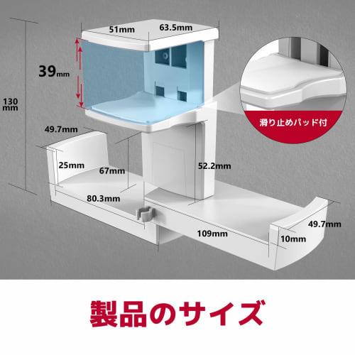 Kawano Shingei Headphone Stand, Holds Two Headphones Simultaneously, 360-Degree Rotation, Double Hooks, Headphone Hanger, Space-Saving, 2kg Weight Cap