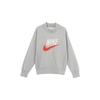 Nike Trend Capsule Series Logo Embroidered Sports Round Neck Pullover Light Grey Men's DM5274-050