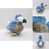 Cuddly 7.8in Dodo Plush Toy Blue Bird Soft Stuffed Animal Doll For Kids Xmas Gifts