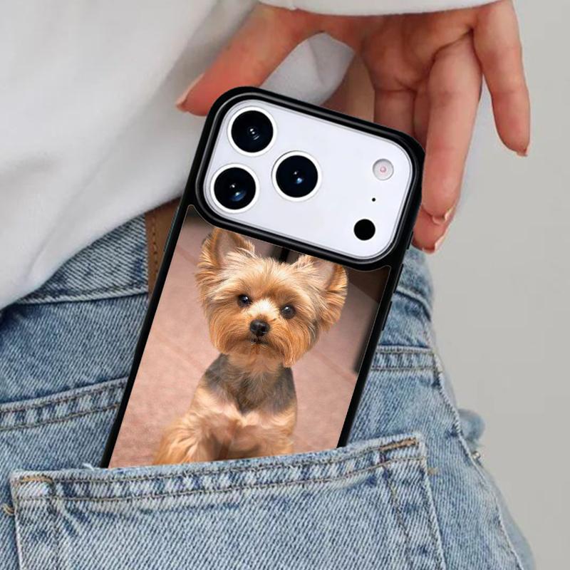 Yorkshire Terrier Yorkie Dog Pet Animal Phone Case for iPhone 17ProMax 12 13 14 15 16e 17 Pro Max Plus Air Cover