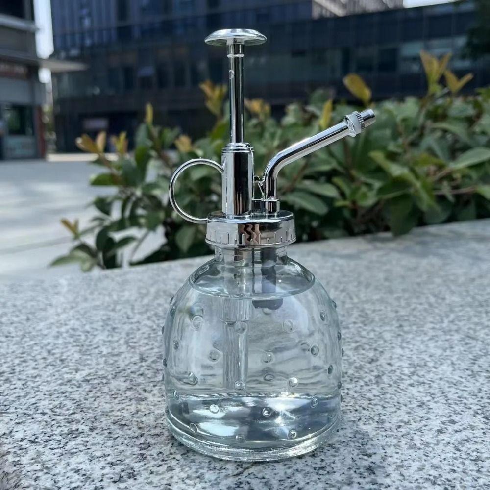 Druck-Glas-Sprühflasche Handdruck Pflanzen-Sprüher Kanne Gartenbedarf
