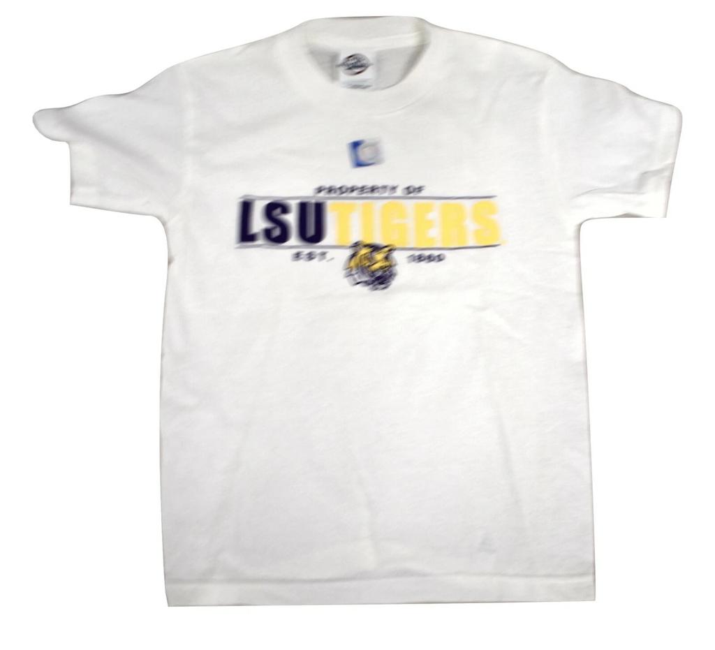 NCAA-Jugend-T-Shirt der Louisiana State LSU Tigers für Jungen, neu, Größen: S, M, L, XL