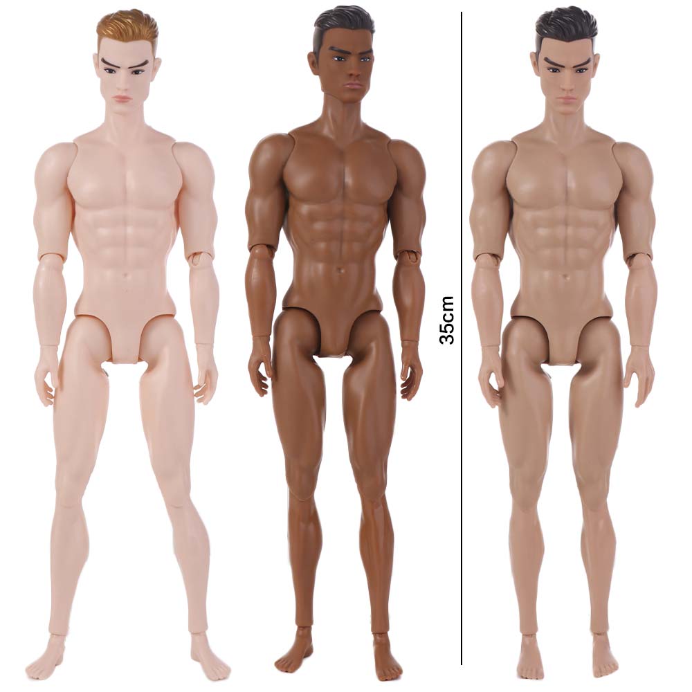 White/Normal/Tan 1/6 Male Doll Strong Man Action Figure Body For Children Male Model DIY Toy