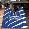Ever-ton Football Club Crest Printed Office Carpet Chair Cushion  Entryway Rug, Rugs for Living Room, Bedroom Christmas gifts