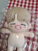 [USED] BTS V Taehyung Plush Toy, Approx. 15cm, Includes Clothes and Hat