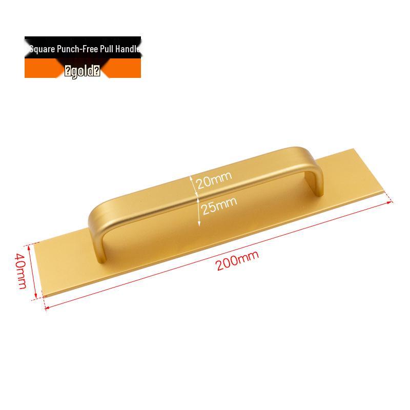 Self-Adhesive Aluminum Alloy Handles for Doors and Windows