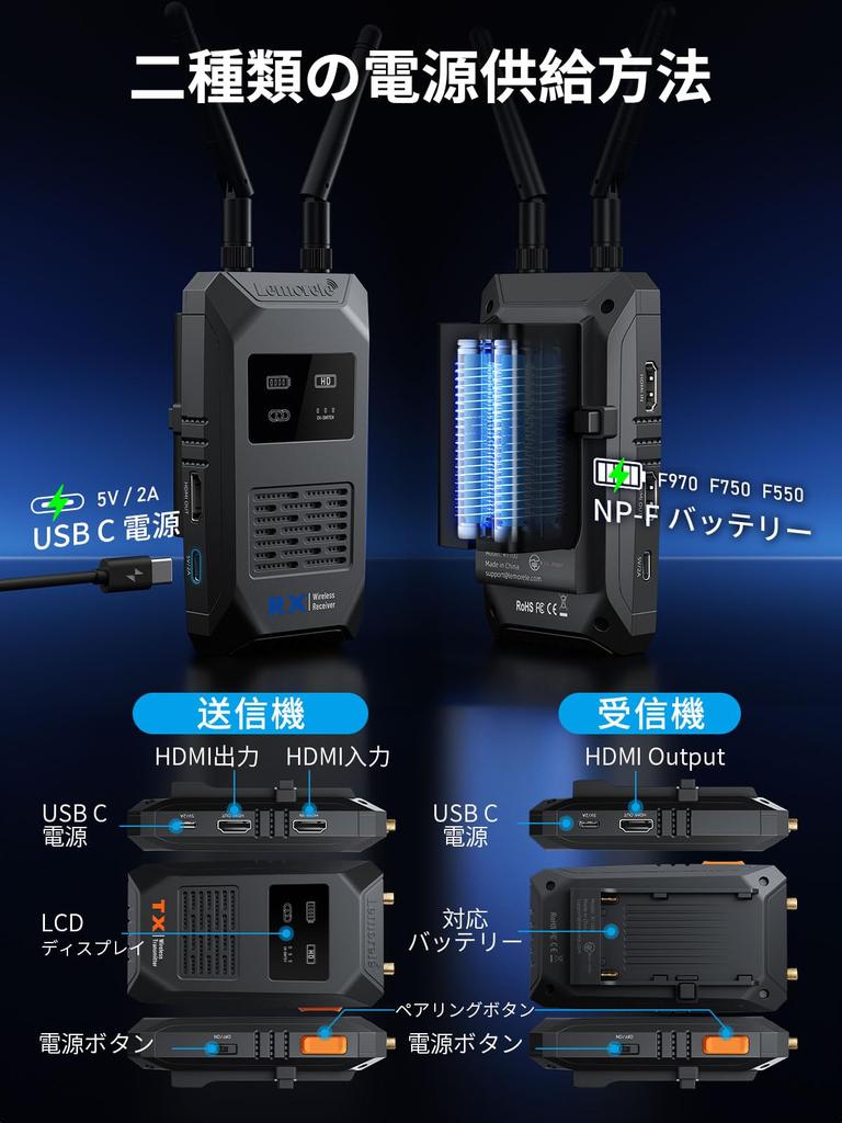 Wireless HDMI Lemorele Wireless Extended Can Add 4 Settings 1080P Full Ultra Low 200m Stable Transmission Compatible with Easy To Technical Approval