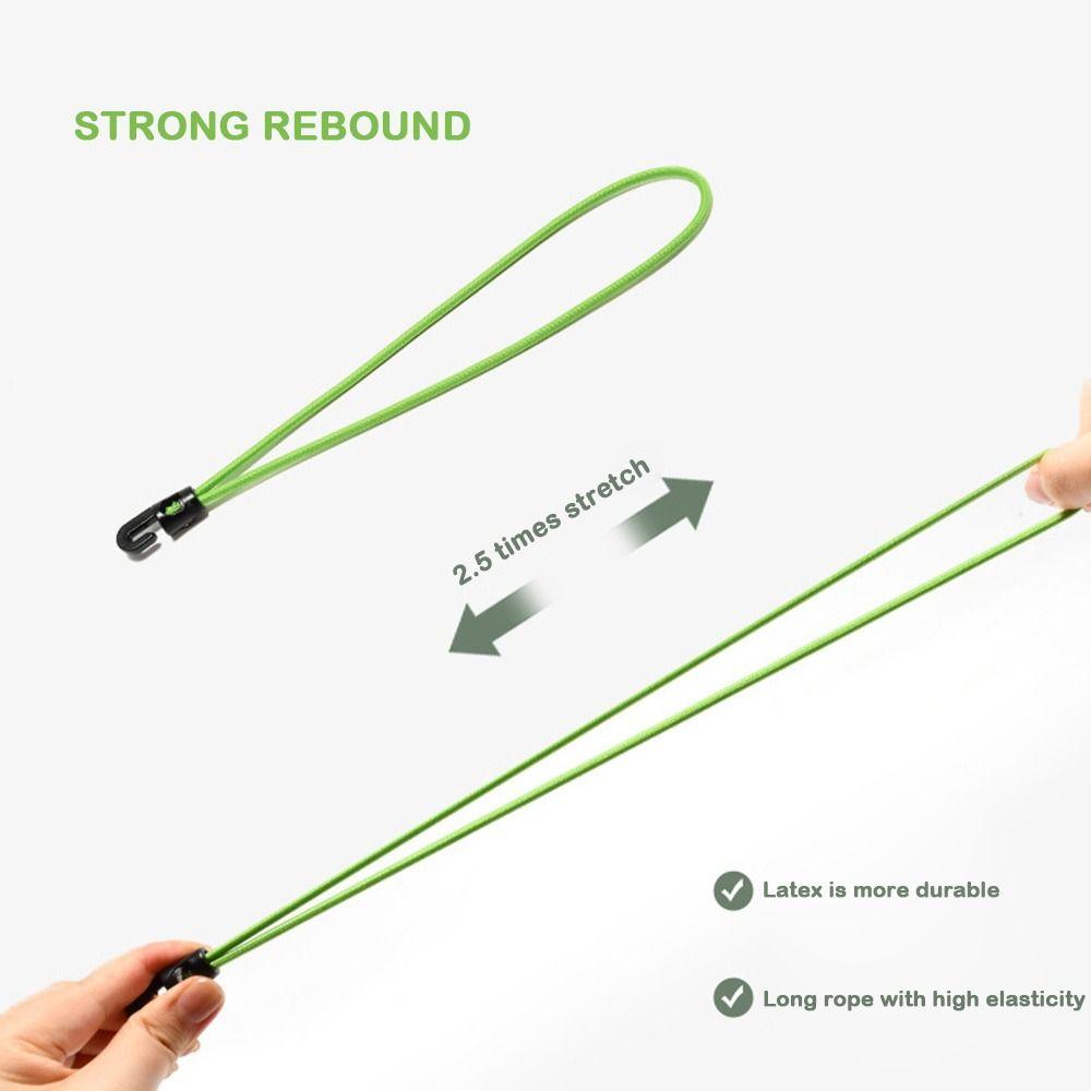 5pcs Flexible Latex Strap 26cm Mini Luggage Rope Heavy Duty Elastic Rope for Camping Carts Bikes