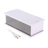 1/64 Parking Lot Showcase Container with LED Lights 11.81 x 5.51 3.94Inches Backdrop Protective