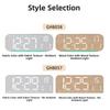 Wood Grain Digital Alarm Clock Multi-functional LED Alarm Clock Desk Clock  Office Use