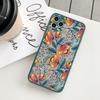 Flower Plant Phone Case for iphone 16 11 12 13 14 15 Pro Max for iphone X XS MAX XR 7 8 Plus Back Shockproof Cover Funda Shell