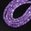 1 Strand Natural Stone Agate Beads 7.5 x 7.5mm Cube Spacer Loose Bead for Jewelry Making DIY Bracelet Necklace Accessories