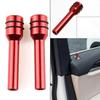 2pcs Red Car Door Lock Pin Door Fitting Modified Component Lock Knob