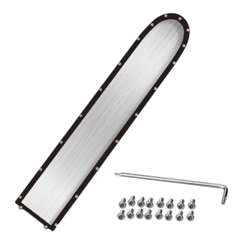 1 sada Ochranný nerezový spodní kryt baterie podvozku pro elektrické koloběžky