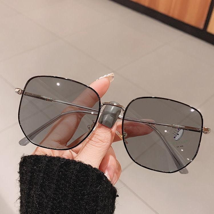 Color-Changing Glasses Men'S Anti-Blue Light Optical Ultraviolet, Handsome Trendy Myopia Eyes Can Be Matched With Large Frames For Women
