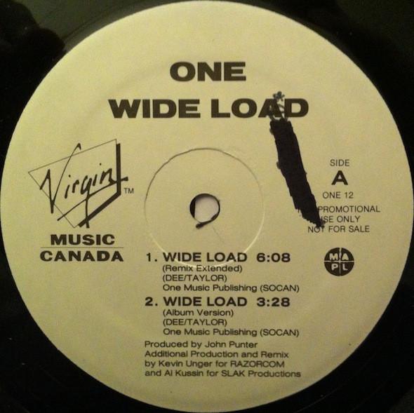 

12-дюймовая пластинка ONE 21 Широкая нагрузка ONE12 Virgin Music Ca Канада Рэп Хип-Хоп R&B Б/у