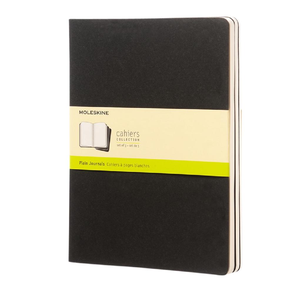 Buy Moleskine Cahier XL Plain Journal (Noir) UTPF3289 at affordable prices — free shipping
