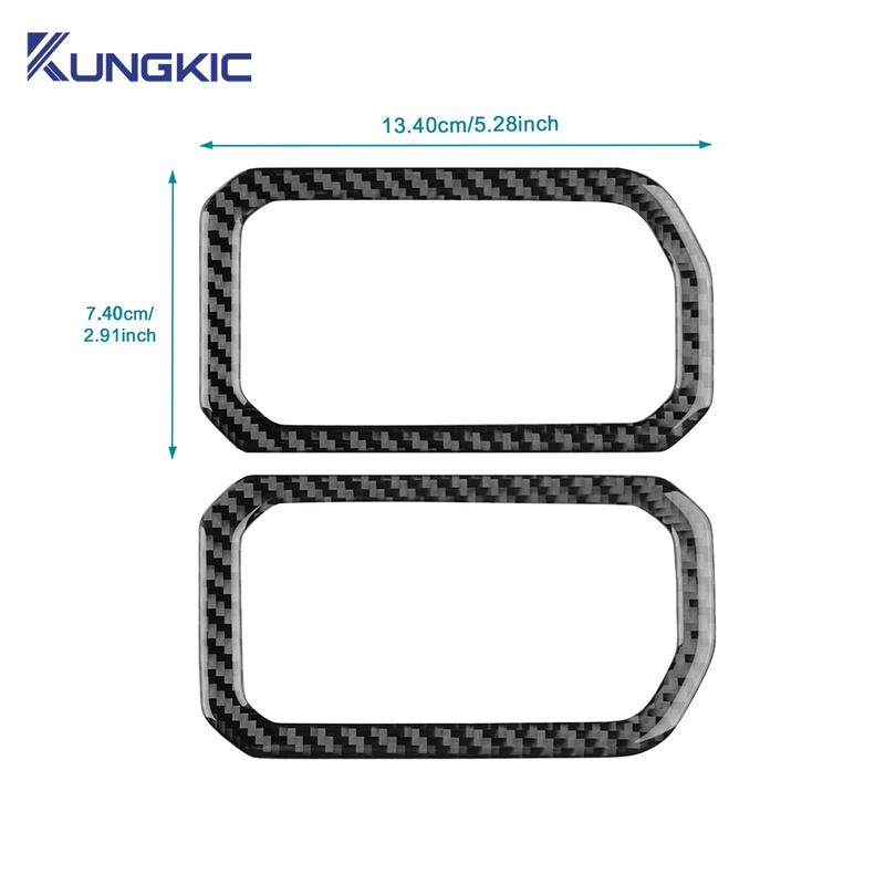 For Suzuki Jimny      2024 2025 Real Soft Carbon Fiber Sticker LHD RHD Car Door Inner Handle Frame Trim