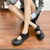 Summer new Mary Jane uniform women's shoes 2025 graduation season! College style thick-soled heightening single shoes are versatile for women