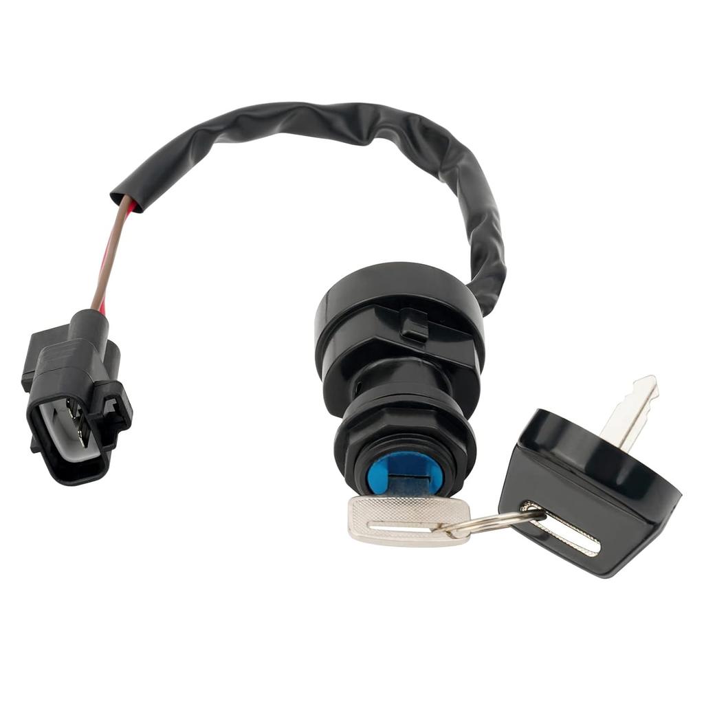 AHL Ignition Key Switch 0345-003 Compatible with Yamaha Big Bear 400 YFM400 YFM 400 2002-2004;Big Bear 400 YFM400F YFM 400F 2002-2006;Big Bear 400