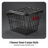 Cycle Rear Cargo Rack with Wire Basket | Metal Construction, RustResistant, Bike