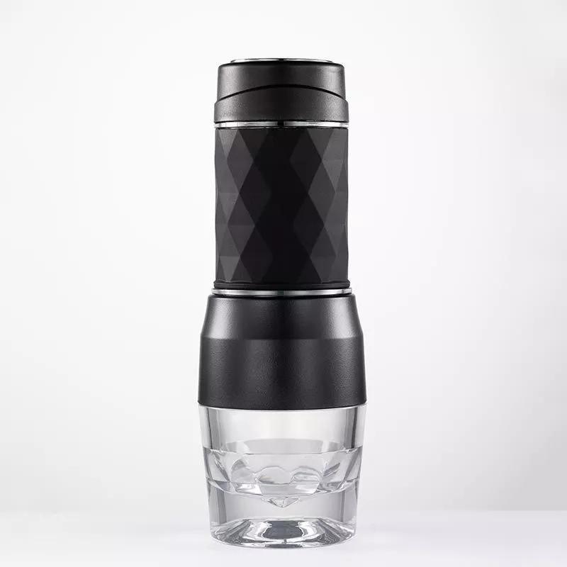 Coffee 3 In1 Portable Coffee Machine Hot/Cold Water Manual Espresso Maker For Capsule & Ground Hand Press Brewer Hiking Travel