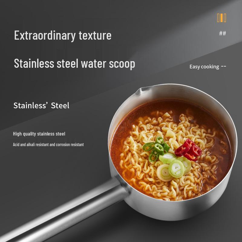 Stainless Steel Deep Water Ladle with Long Handle