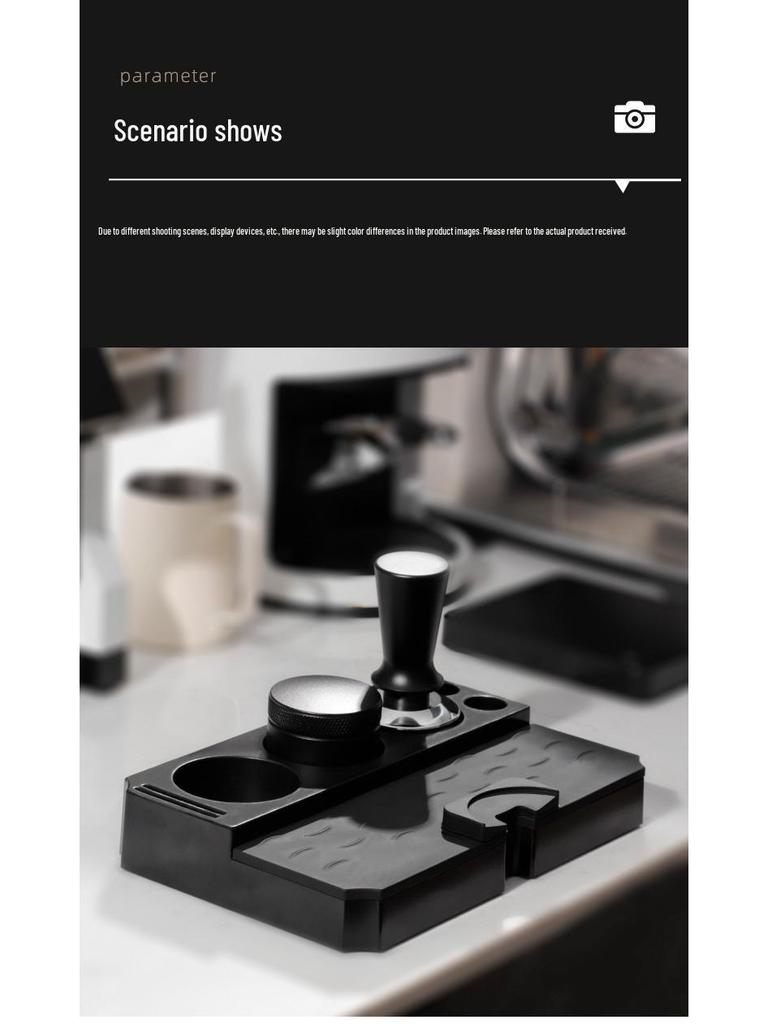 Italian Espresso Coffee Tamper & Knock Box Set (53/58mm)