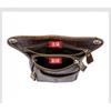 Head Layer Cowhide Men's Motorcycle Leg Bag European American Retro Crocodile Pattern Genuine Leather Riding Waist Hanging