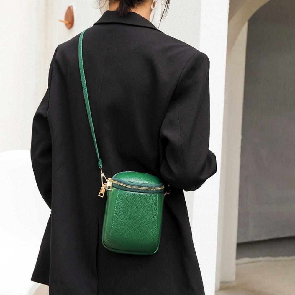 PU Leather Cell Phone Bag Lightweight Coin Purse Small Mini Small Crossbody Bag  Lady