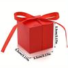 35pcs Favor Boxes Paper Square Gift Boxes with Ribbons Gift Packaging Boxes for Store Jewelry Soap Crafts Treat Boxes for Wedding Birthdays Parties