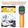 DT1000 DT1600 Infrared Thermometer Professional 13 Laser Points Non Contact Digital Pyrometer IR Temperature Gun High Temp Alarm