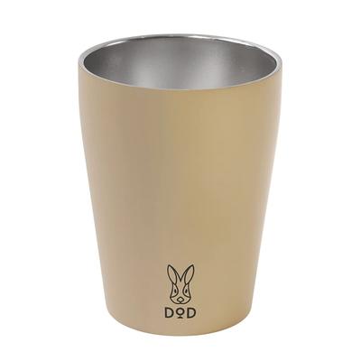 DOD Becher Edelstahl Vakuumisoliert Hält Getränke Heiß oder Kompakt x U-Thermo Becher, Kalt, Tragbar, Größe, MG1-859-TN (Ca.. 7.6cm H9.9cm)