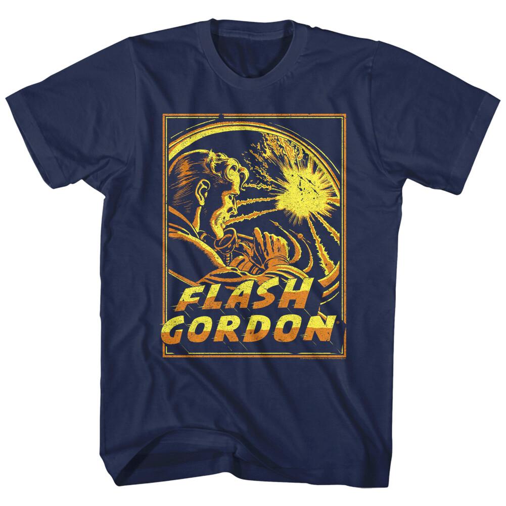 Flash Gordon Planetary Explosion Men T Shirt S