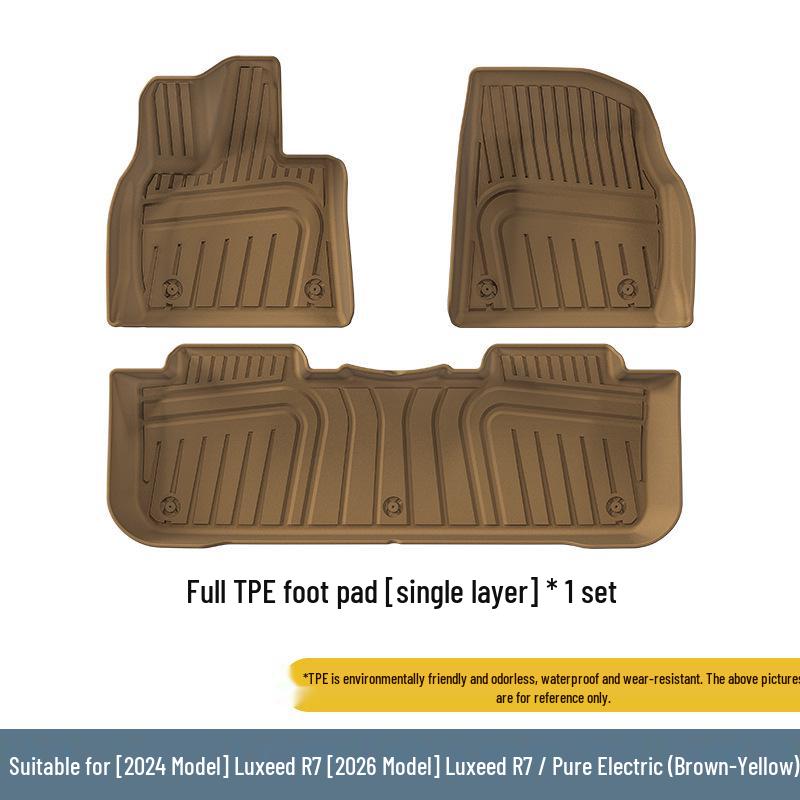 TPE Floor, Seat Back, and Trunk Mats for 2024-2026 Luxeed R7