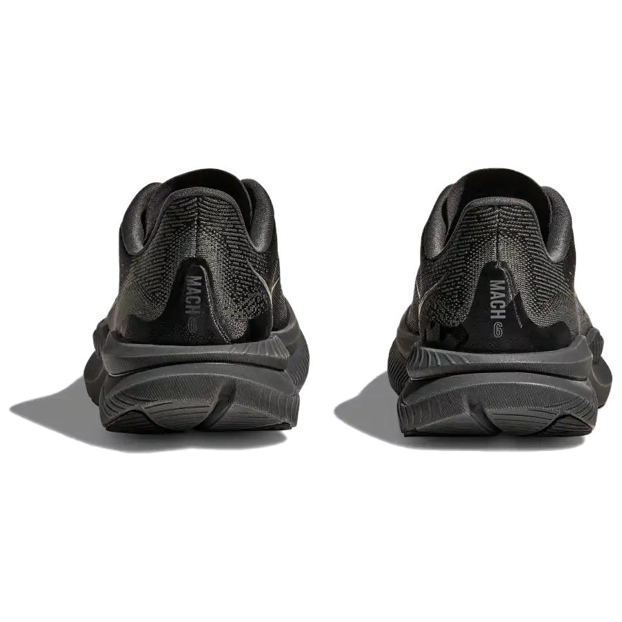 New HOKA ONE ONE MACH 6 Slip Resistant Low Top Training Racing Running Shoes Women's Black 1147810-BBLC