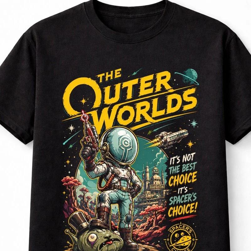 The Outer Worlds Space Explorer SciFi Gaming Unisex TShirt S